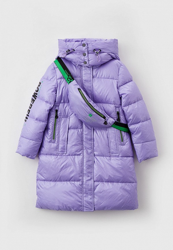Куртка для девочки утепленная и сумка Vitacci цвет фиолетовый  Фото 4
