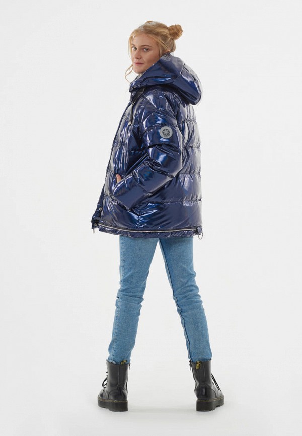 Куртка для девочки утепленная Талви цвет синий  Фото 6