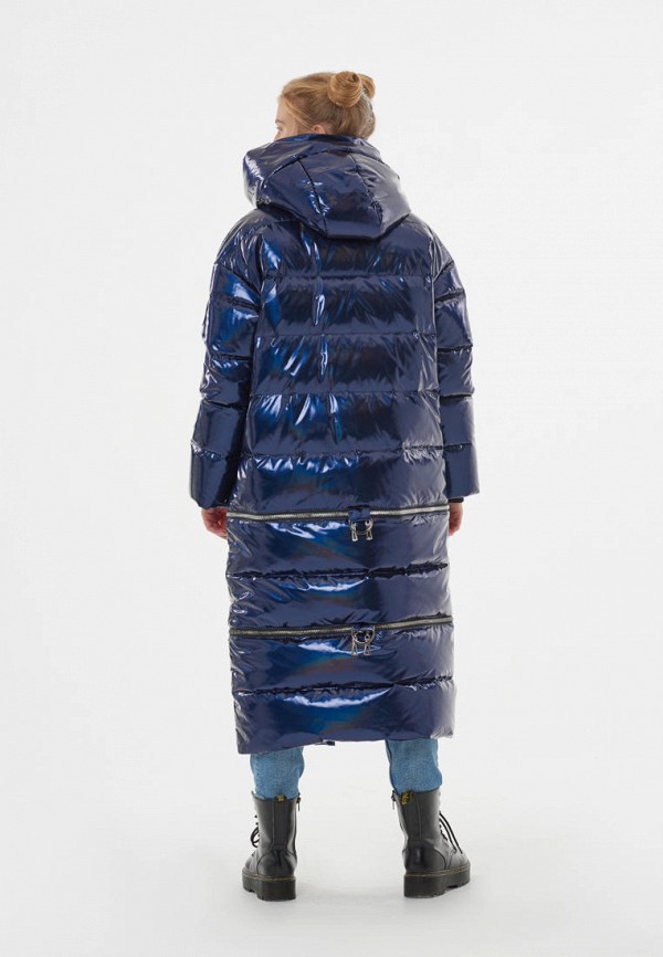 Куртка для девочки утепленная Талви цвет синий  Фото 3