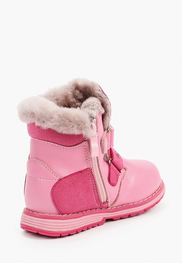 Ботинки для девочки Орленок цвет розовый  Фото 3