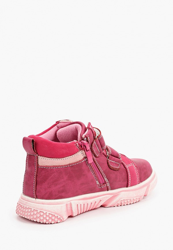 Ботинки для девочки Орленок цвет розовый  Фото 3