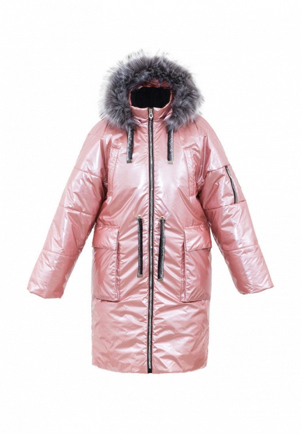 Куртка для девочки утепленная Талви цвет розовый 