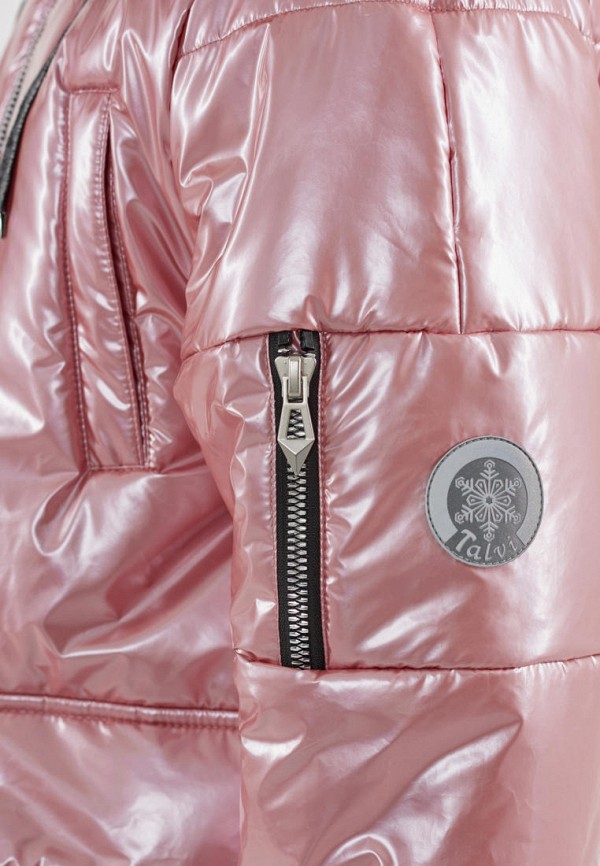 Куртка для девочки утепленная Талви цвет розовый  Фото 6