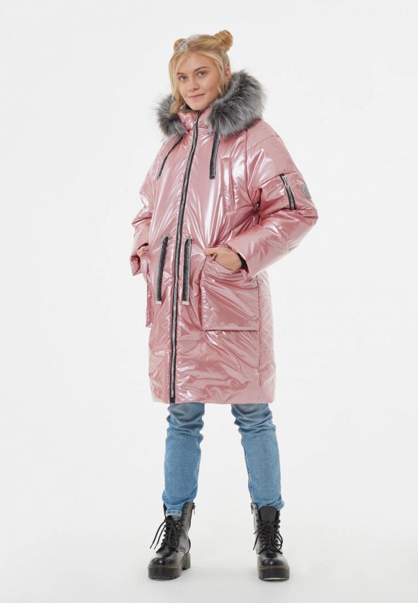 Куртка для девочки утепленная Талви цвет розовый  Фото 2