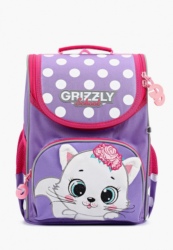 Рюкзак детский и мешок Grizzly цвет фиолетовый  Фото 2