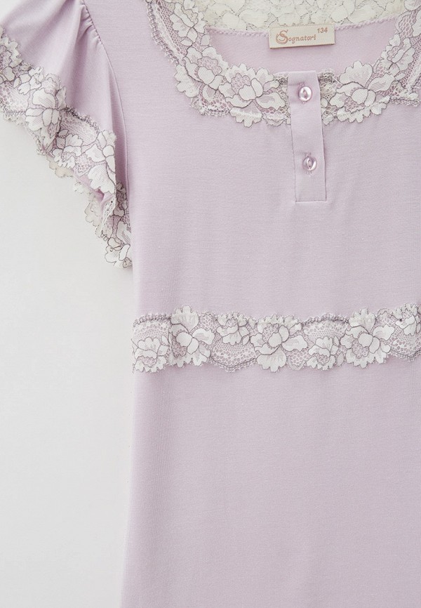 Пижама для девочки Sognatori цвет фиолетовый  Фото 3