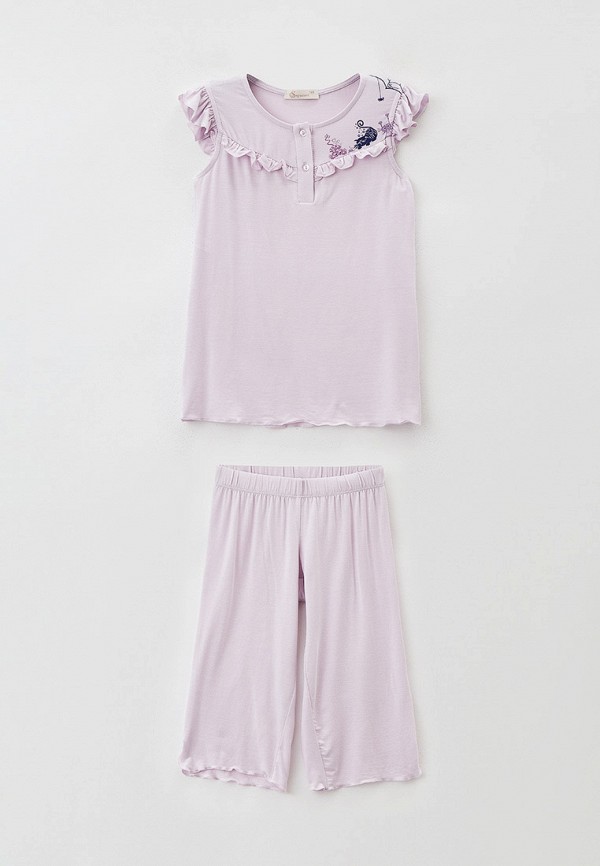 Пижама для девочки Sognatori цвет фиолетовый 