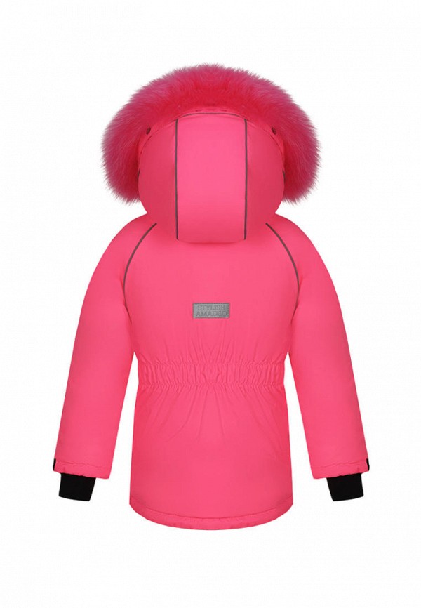 Куртка для девочки утепленная Stylish Amadeo цвет розовый  Фото 2