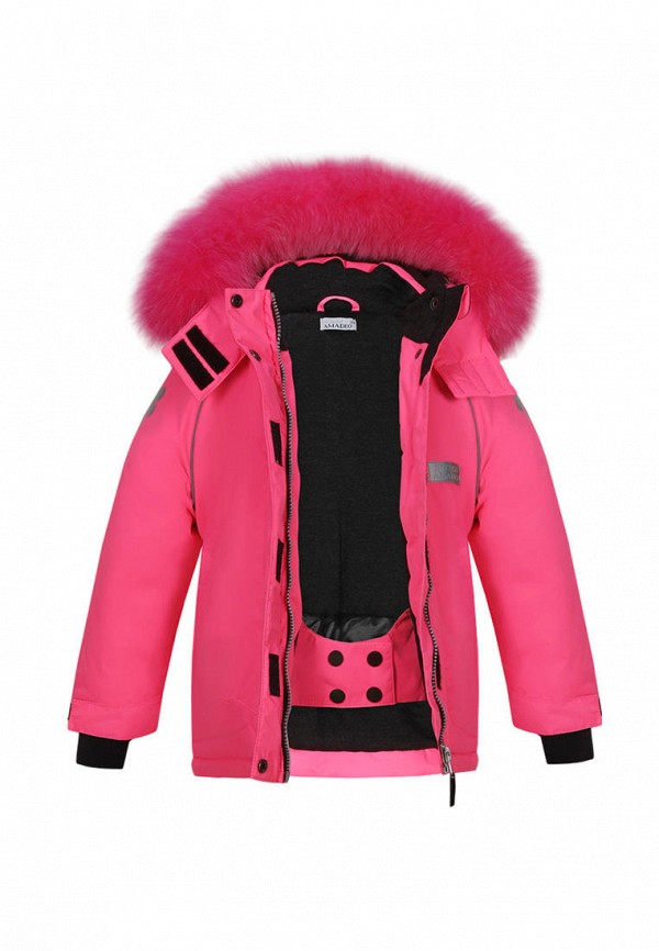 Куртка для девочки утепленная Stylish Amadeo цвет розовый  Фото 3