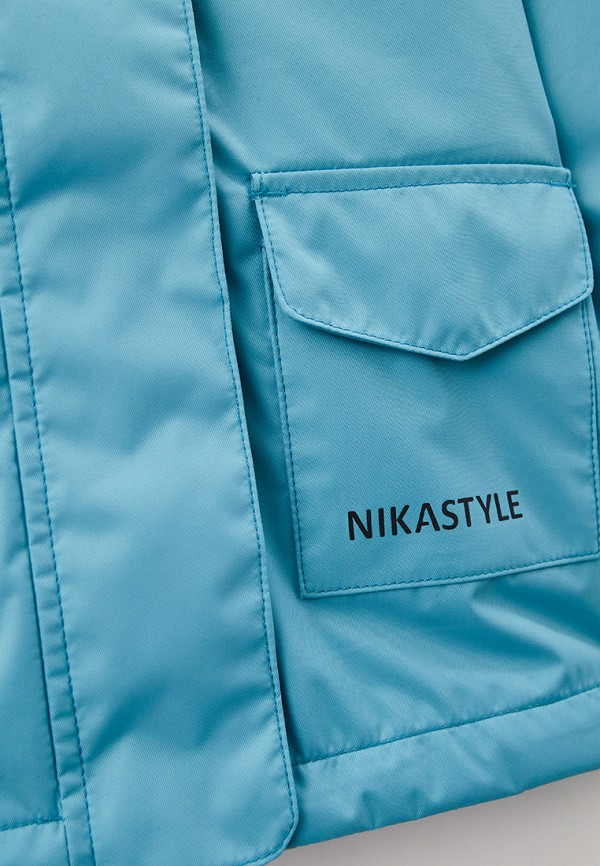 Куртка для девочки Nikastyle цвет бирюзовый  Фото 4