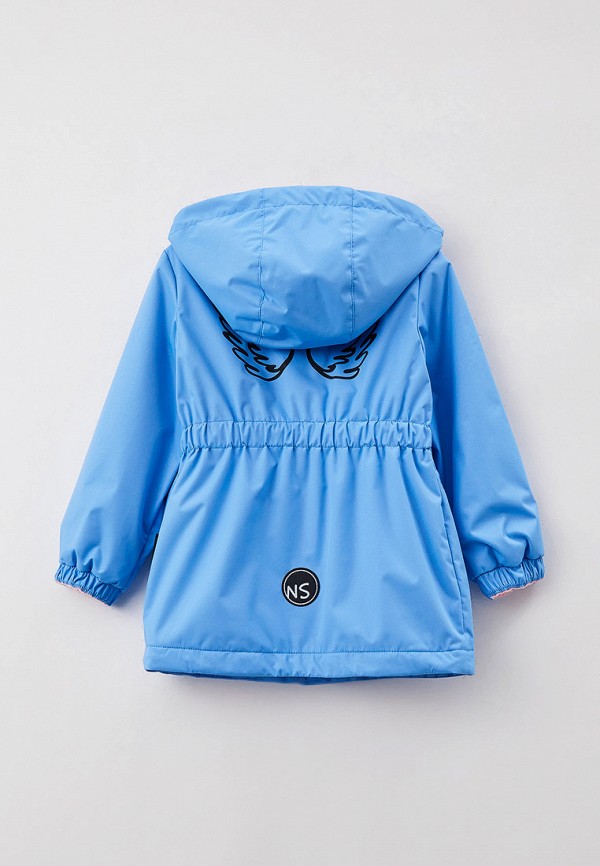 Куртка для девочки утепленная Nikastyle цвет голубой  Фото 2