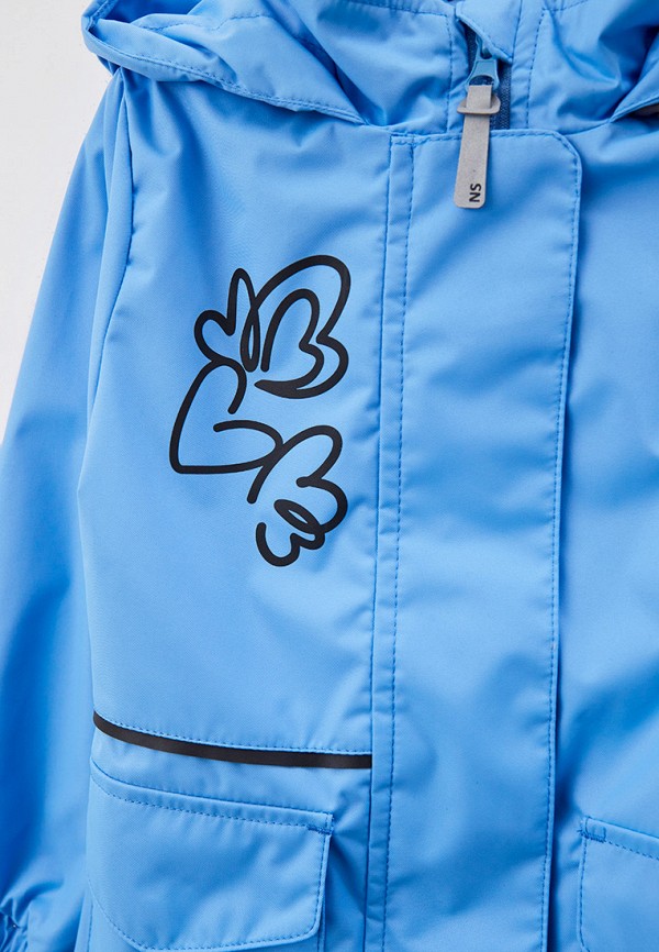 Куртка для девочки утепленная Nikastyle цвет голубой  Фото 3