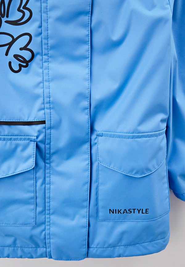 Куртка для девочки утепленная Nikastyle цвет голубой  Фото 4