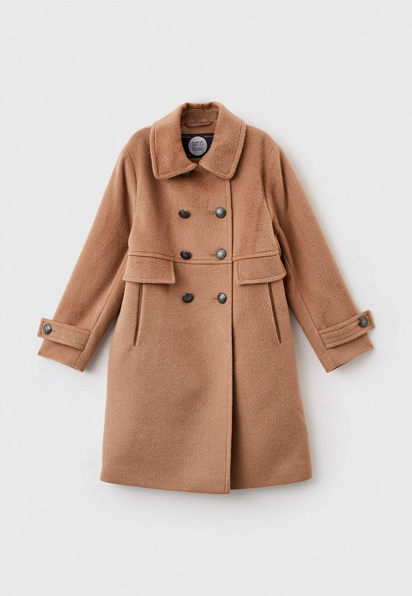 Пальто для девочки Smith's brand цвет коричневый 