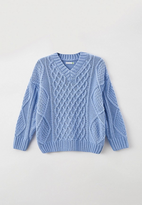 Пуловер для девочки Sela цвет голубой 