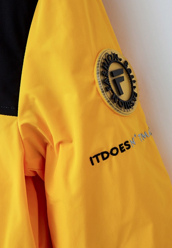 Куртка для девочки утепленная Fobs цвет желтый  Фото 4