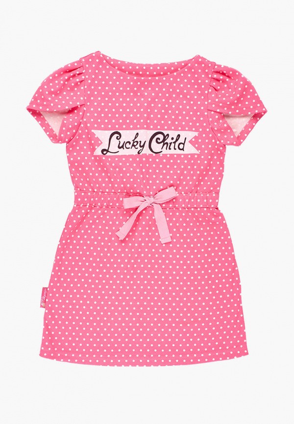 Платья для девочки Lucky Child цвет розовый 