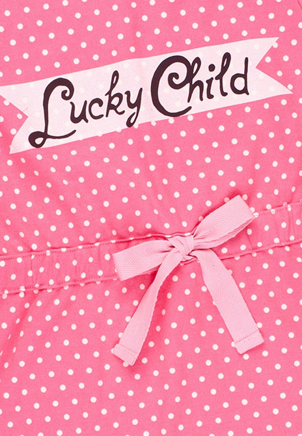 Платья для девочки Lucky Child цвет розовый  Фото 4