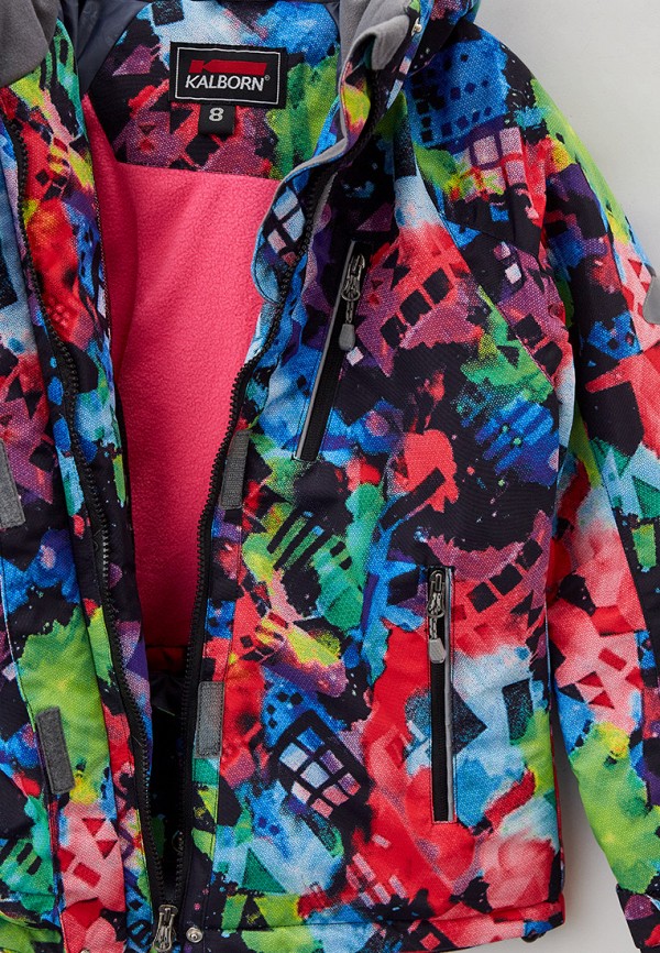 Куртка для девочки горнолыжная Kalborn цвет разноцветный  Фото 5