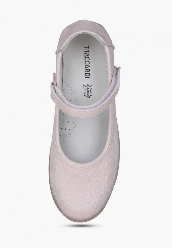 Туфли для девочки T.Taccardi цвет розовый  Фото 3
