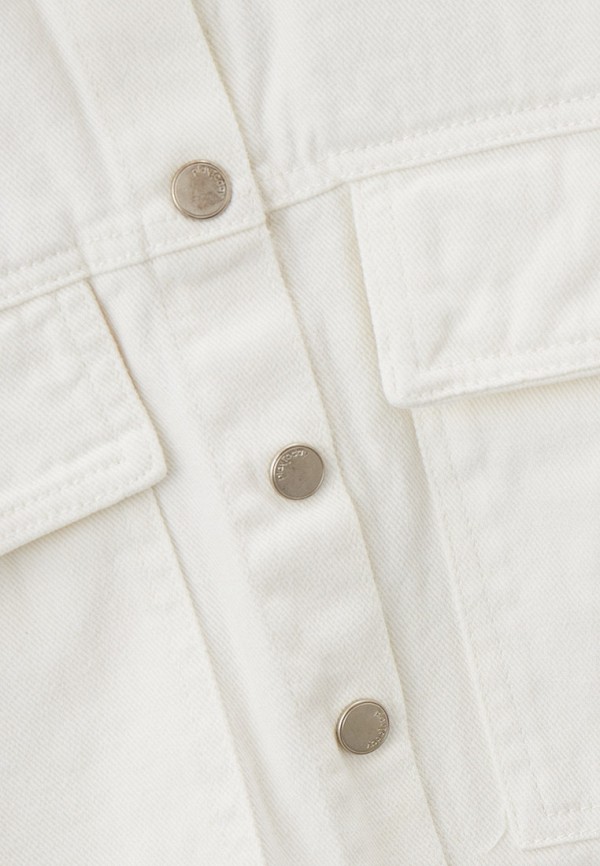 Куртка для девочки джинсовая PlayToday цвет белый  Фото 3