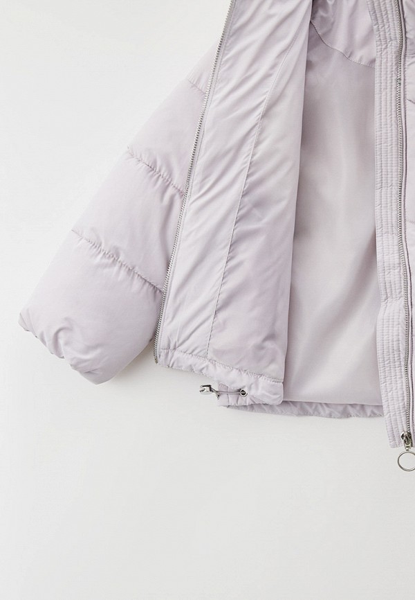 Куртка для девочки утепленная Sela цвет фиолетовый  Фото 4