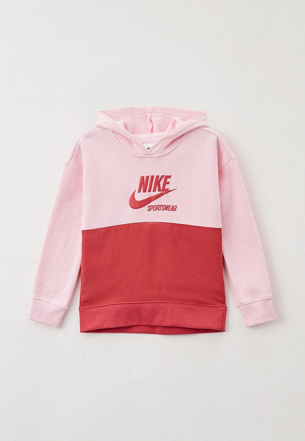 

Худи Nike, Розовый, G NSW HERITAGE FT HOODIE