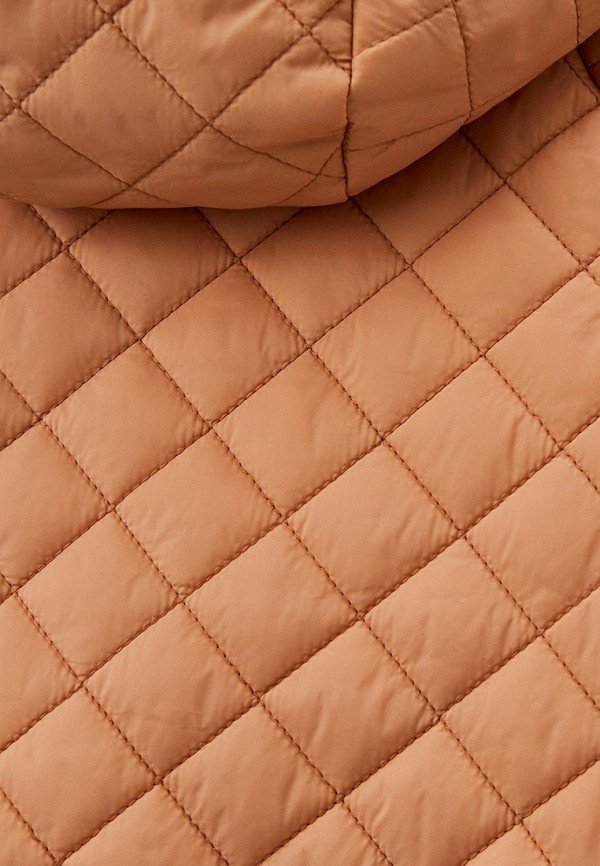 Куртка для девочки утепленная Sela цвет коричневый  Фото 4