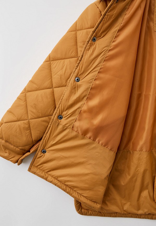 Куртка для девочки утепленная Smena цвет коричневый  Фото 3