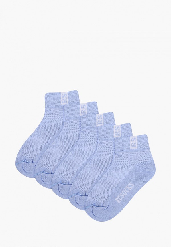 Носки для девочки 5 пар Rusocks цвет голубой 