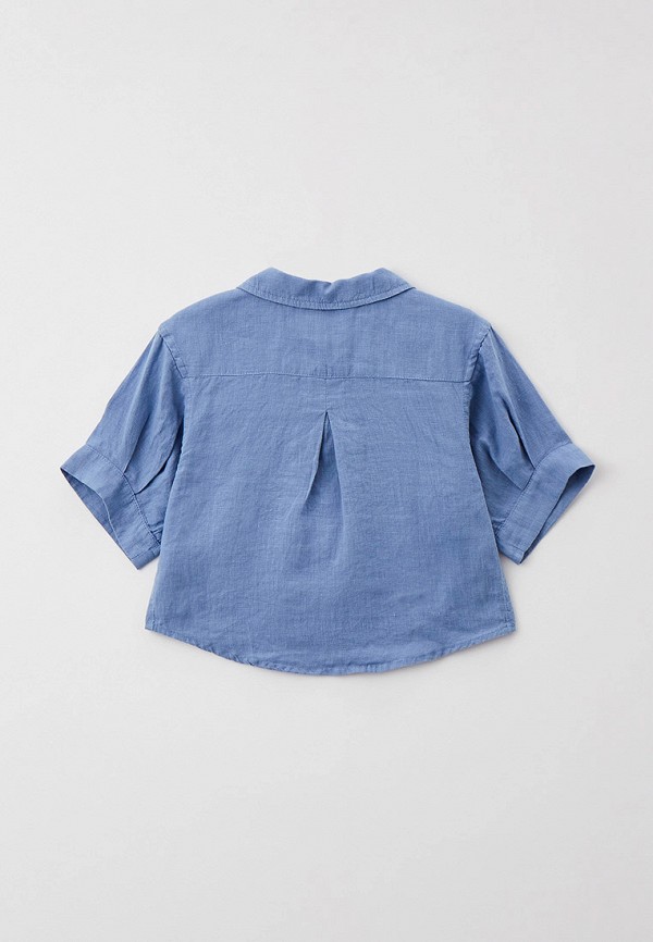 Рубашка для девочки Norveg цвет голубой  Фото 2