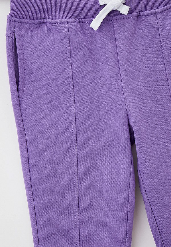 Брюки спортивные для девочки Coccodrillo цвет фиолетовый  Фото 3