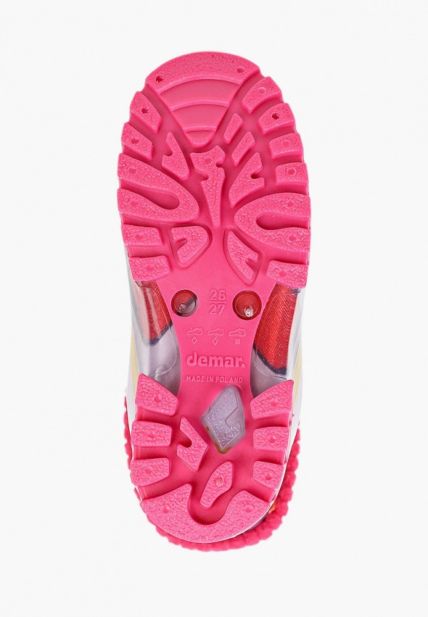 Резиновые сапоги Demar цвет розовый  Фото 5