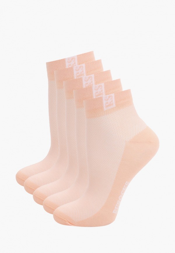 Носки для девочки 5 пар Rusocks цвет коралловый 