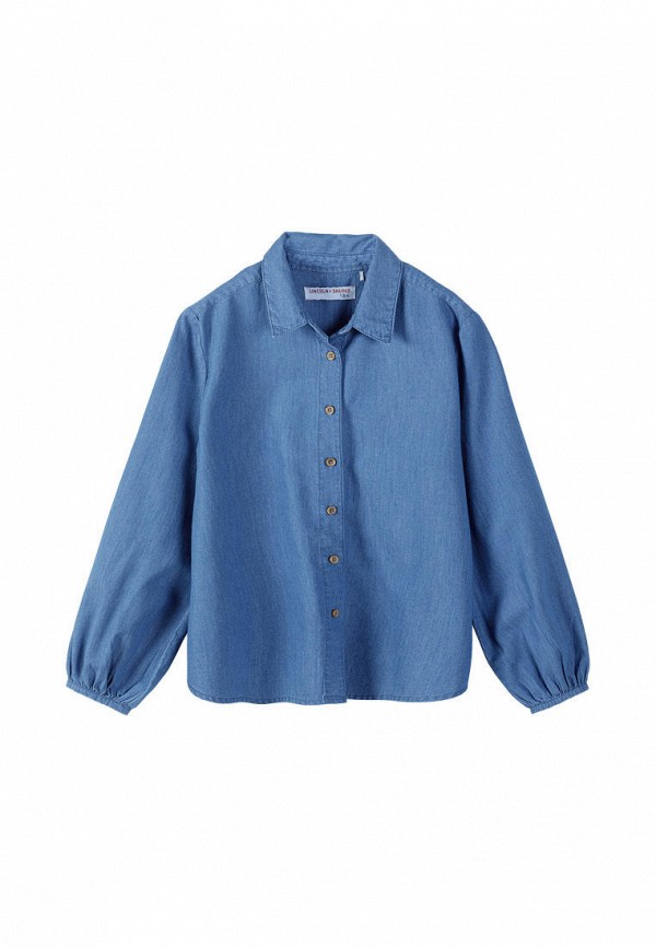 Рубашка для девочки 5.10.15 цвет синий 