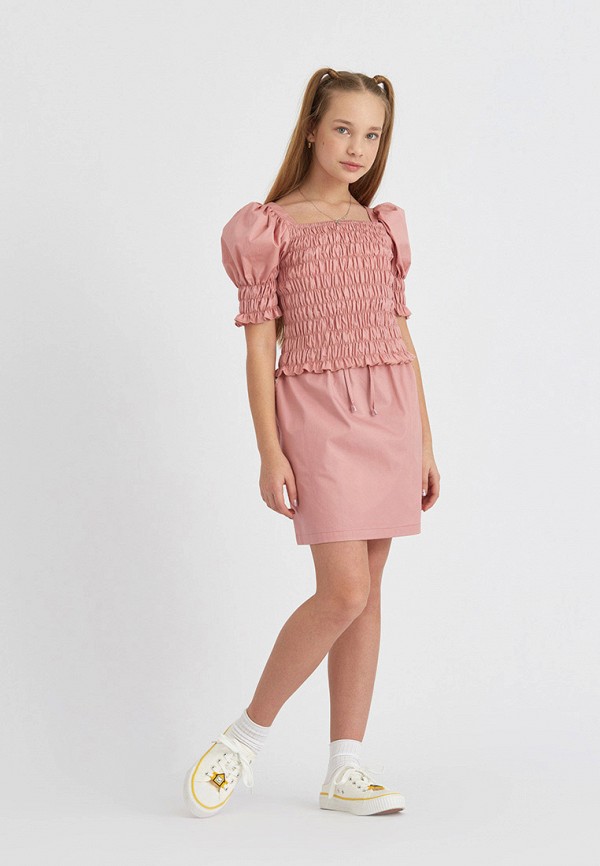 Блуза Smena розовый, размер 158, фото 4