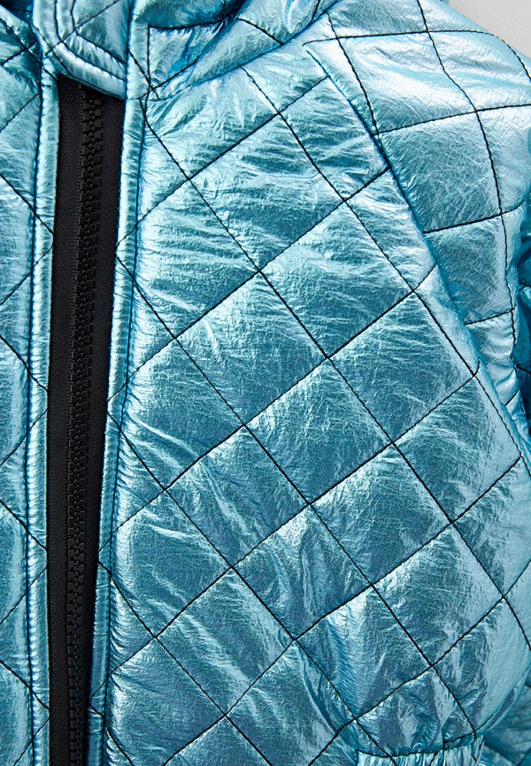 Куртка для девочки утепленная Naturel цвет голубой  Фото 4