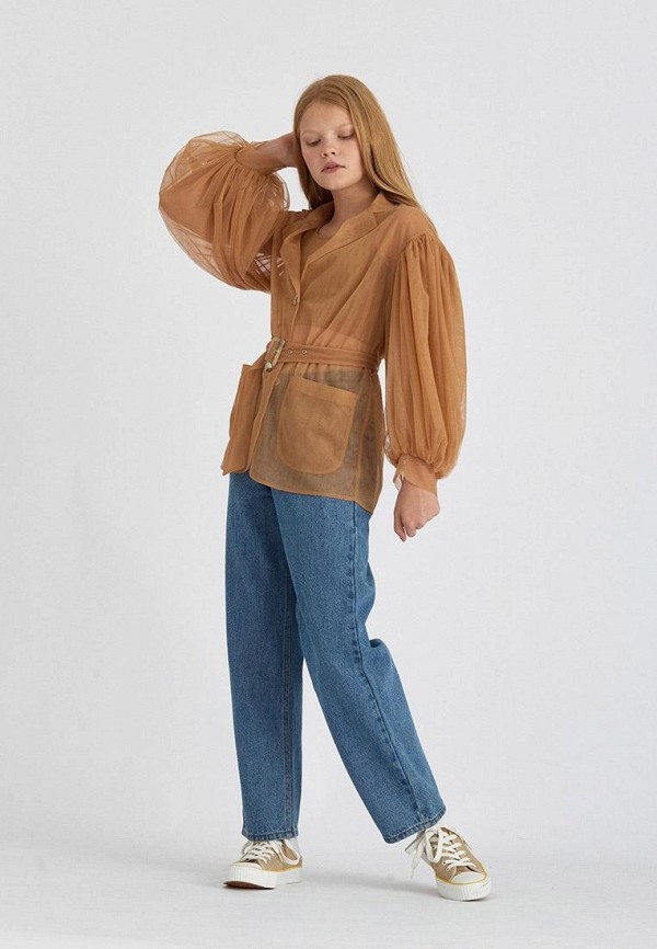 

Жакет Smena, Коричневый, oversize