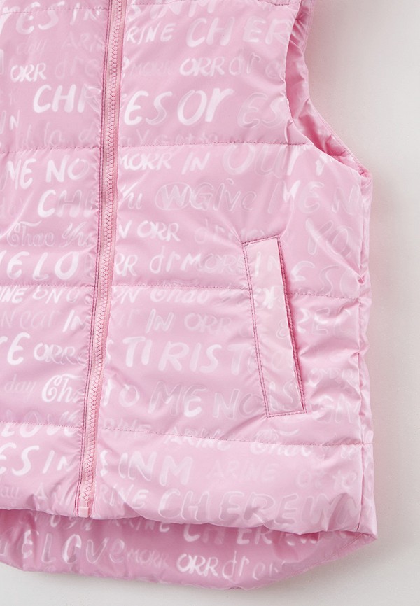 Жилет для девочки утепленный Choupette цвет розовый  Фото 3