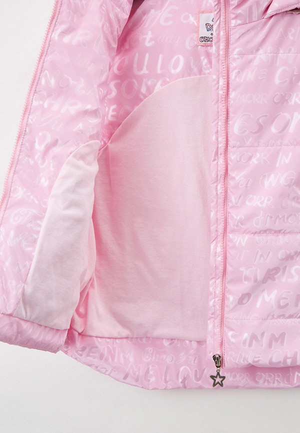 Жилет для девочки утепленный Choupette цвет розовый  Фото 5