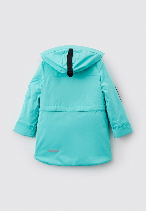 Куртка для девочки утепленная Yoot цвет бирюзовый  Фото 2