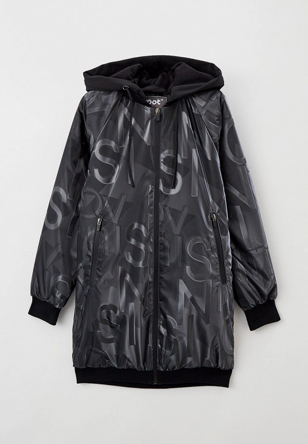 Куртка для девочки утепленная Yoot цвет черный 