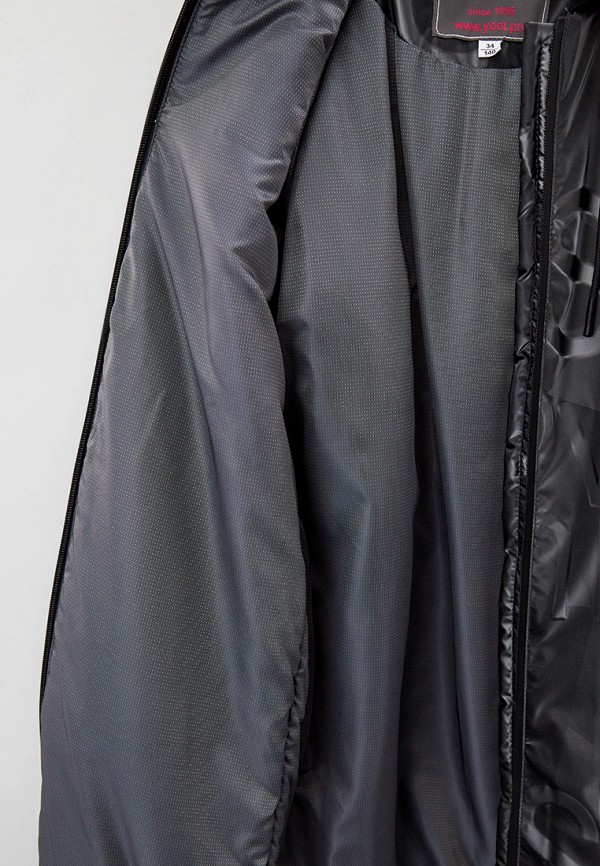 Куртка для девочки утепленная Yoot цвет черный  Фото 5