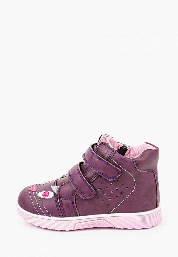 Ботинки для девочки Орленок цвет фиолетовый 