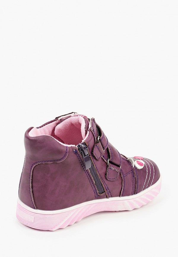 Ботинки для девочки Орленок цвет фиолетовый  Фото 3