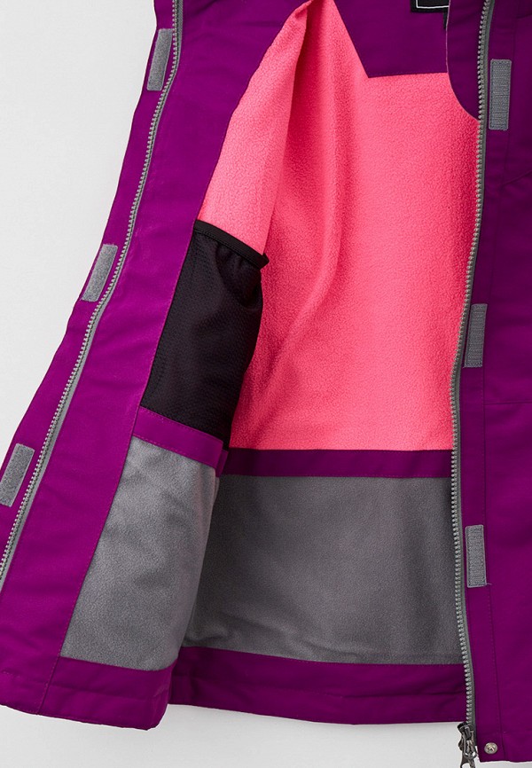 Куртка для девочки утепленная Kalborn цвет фиолетовый  Фото 4