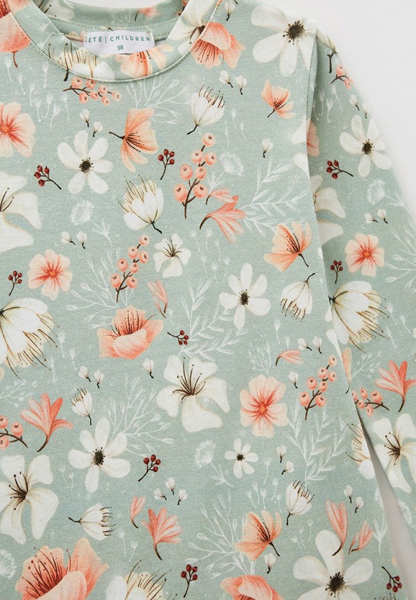 Платье Ete Children зеленый, размер 122, фото 3