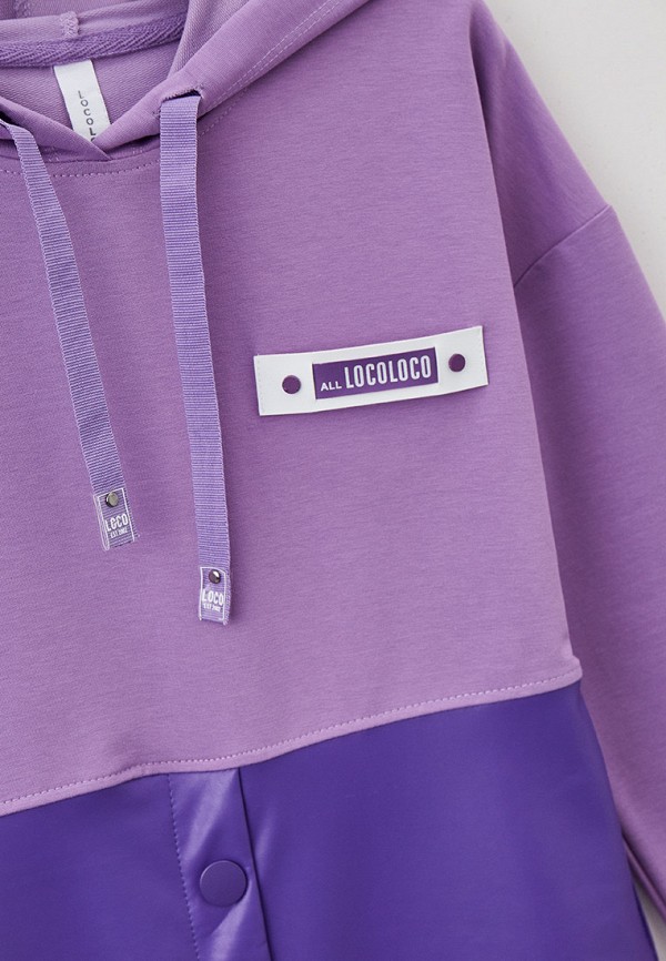 Платья для девочки Locoloco All For Junior цвет фиолетовый  Фото 3