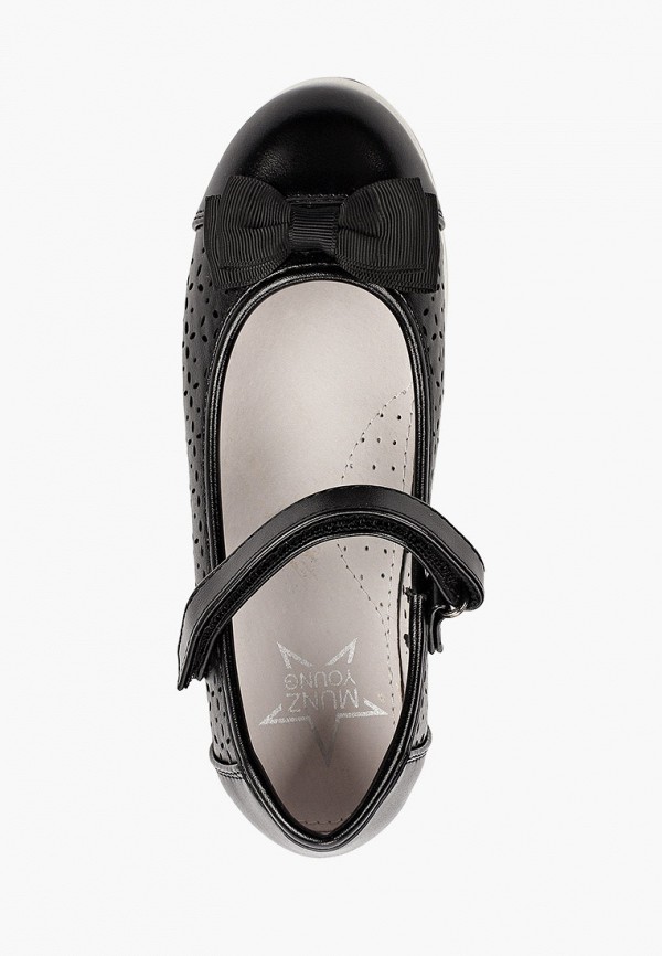 Туфли для девочки Munz Young цвет черный  Фото 4