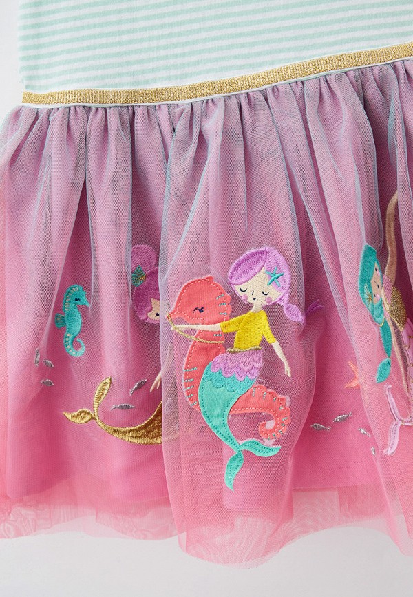 Платья для девочки Mothercare цвет бирюзовый  Фото 3
